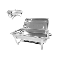 Amazon｜チェーフィングディッシュ 湯煎式 ステンレス鋼 フタ付き 保温